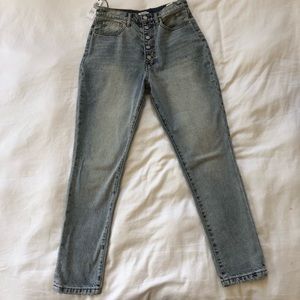 High Waisted Mom Jeans